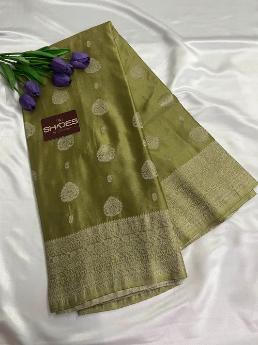 Olive - Banarasi Georgette