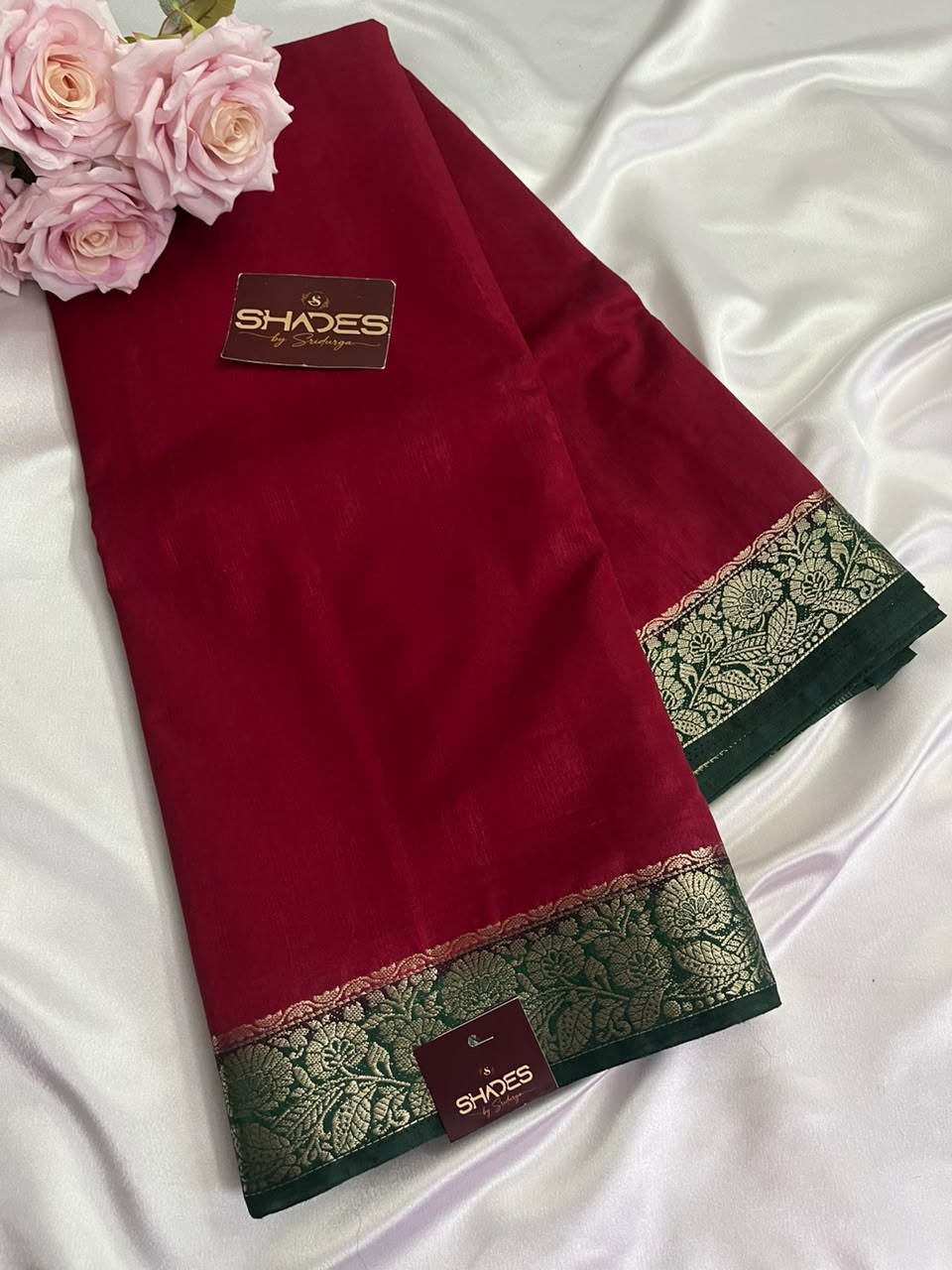 Dhrithi (contrast) - Jute Soft Silk Sarees