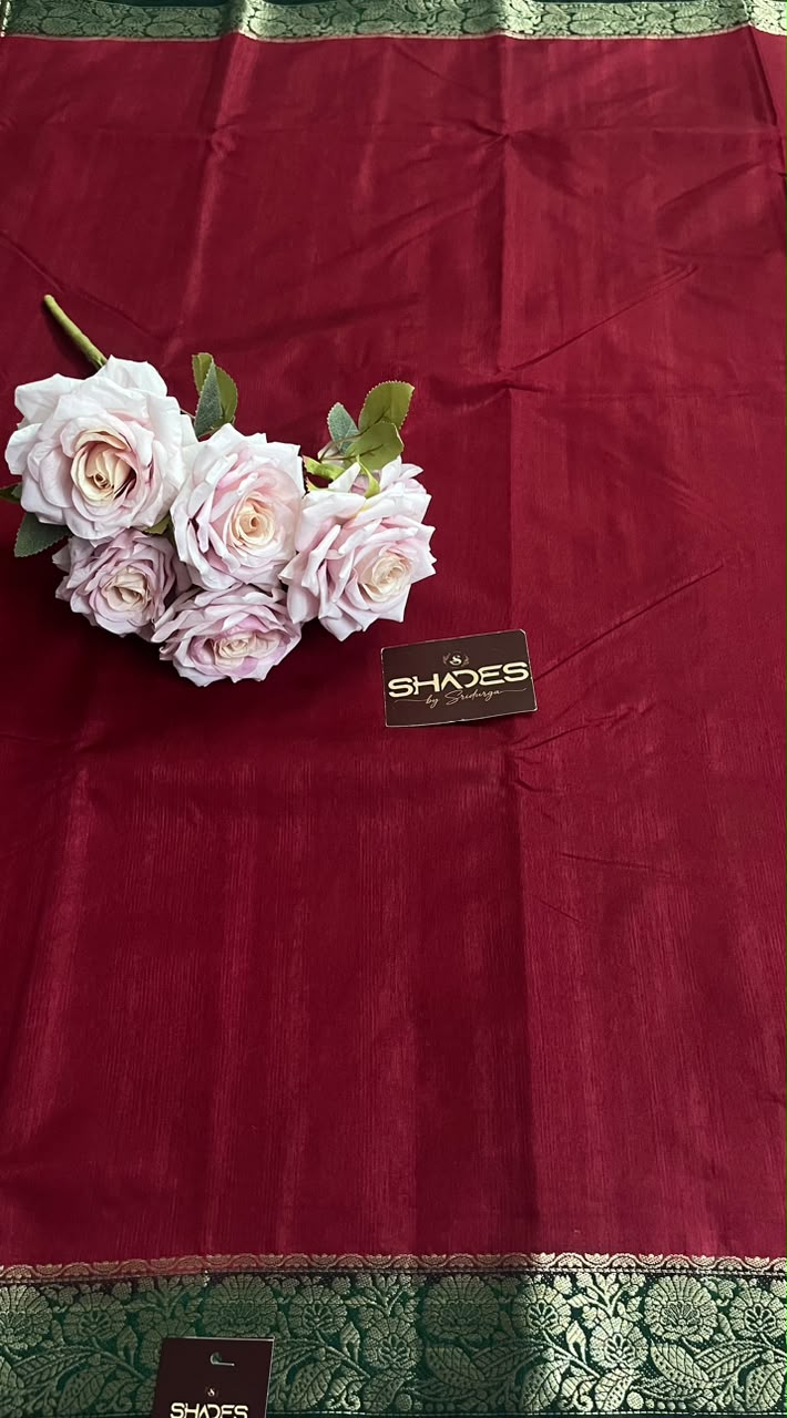 Dhrithi (contrast) - Jute Soft Silk Sarees