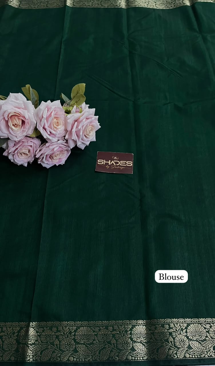 Dhrithi (contrast) - Jute Soft Silk Sarees