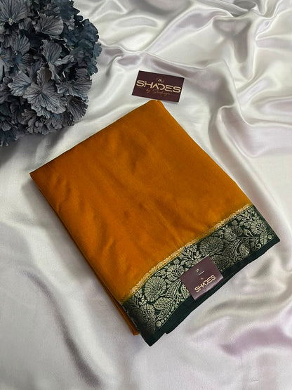 Dhrithi (contrast) - Jute Soft Silk Sarees