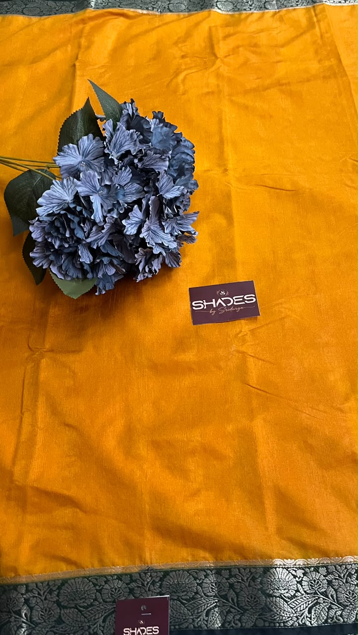 Dhrithi (contrast) - Jute Soft Silk Sarees