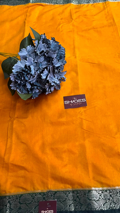 Dhrithi (contrast) - Jute Soft Silk Sarees