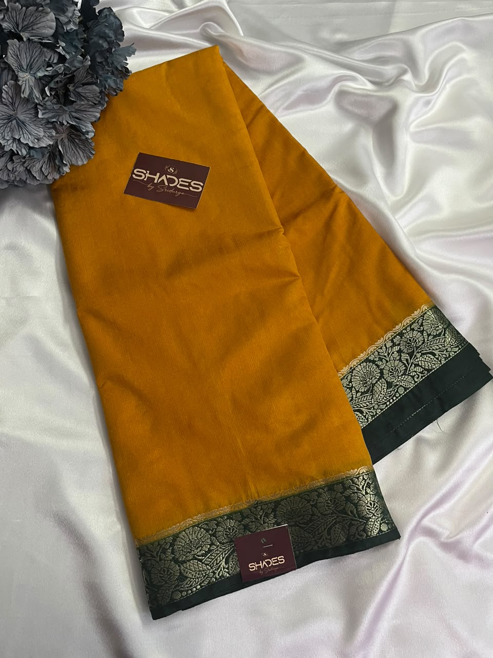 Dhrithi (contrast) - Jute Soft Silk Sarees