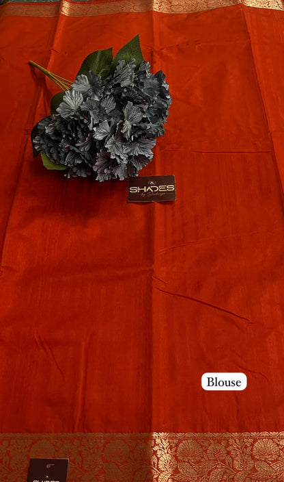 Dhrithi (self) - Jute Soft Silk Sarees