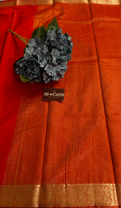 Dhrithi (self) - Jute Soft Silk Sarees