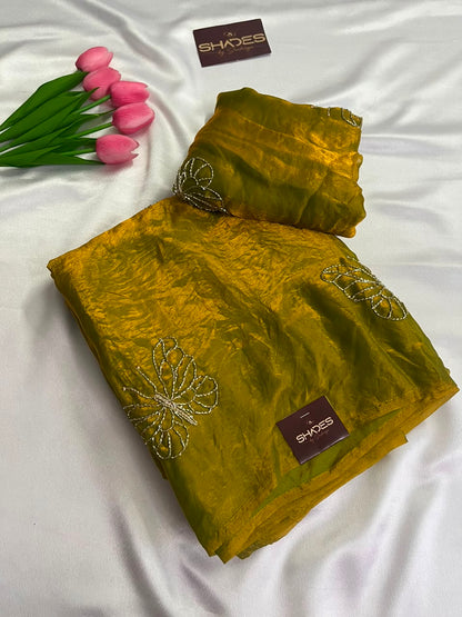 Butterfly Bliss - Space Silk/ Satin Organza