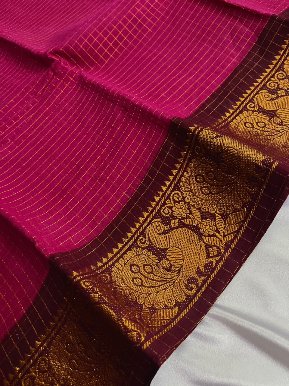Tanvi - Madurai Sungidi Cotton Saree
