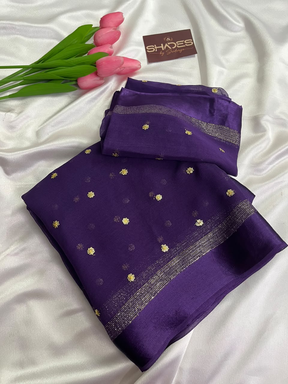Bella - Viscose Georgette Saree