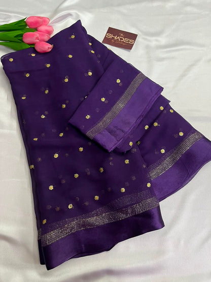 Bella - Viscose Georgette Saree