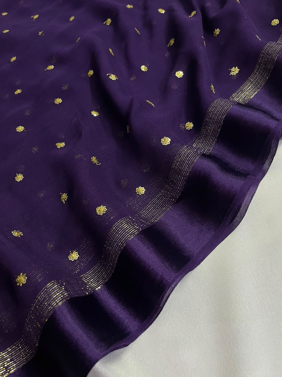 Bella - Viscose Georgette Saree
