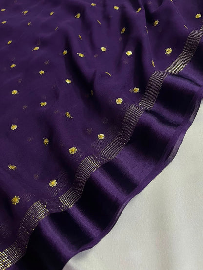 Bella - Viscose Georgette Saree