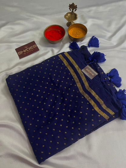 Tanvika - Pure 120 Count Mul Cotton Saree