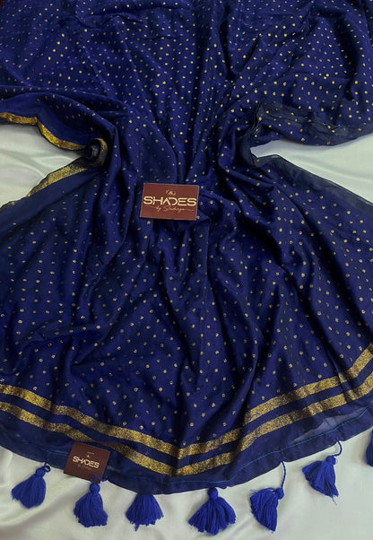 Tanvika - Pure 120 Count Mul Cotton Saree