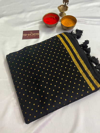 Tanvika - Pure 120 Count Mul Cotton Saree