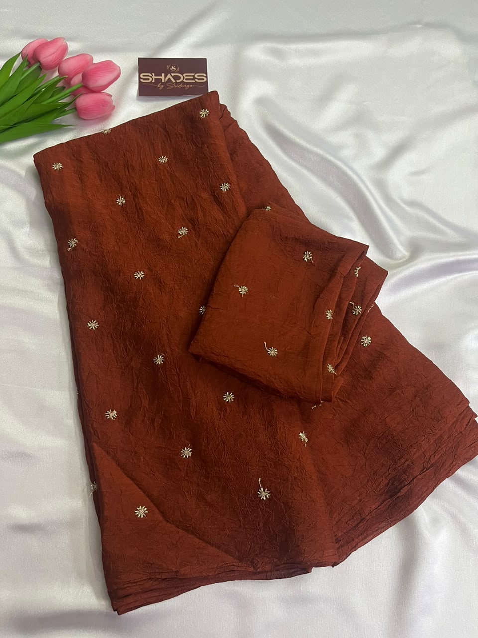 Isha - Pure Viscose Georgette (Crushed)