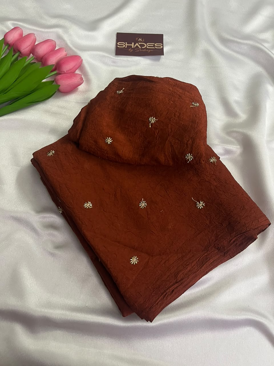 Isha - Pure Viscose Georgette (Crushed)