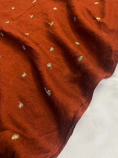 Isha - Pure Viscose Georgette (Crushed)