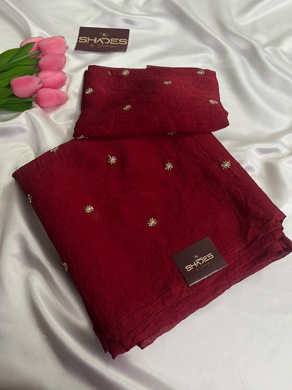 Isha - Pure Viscose Georgette (Crushed)