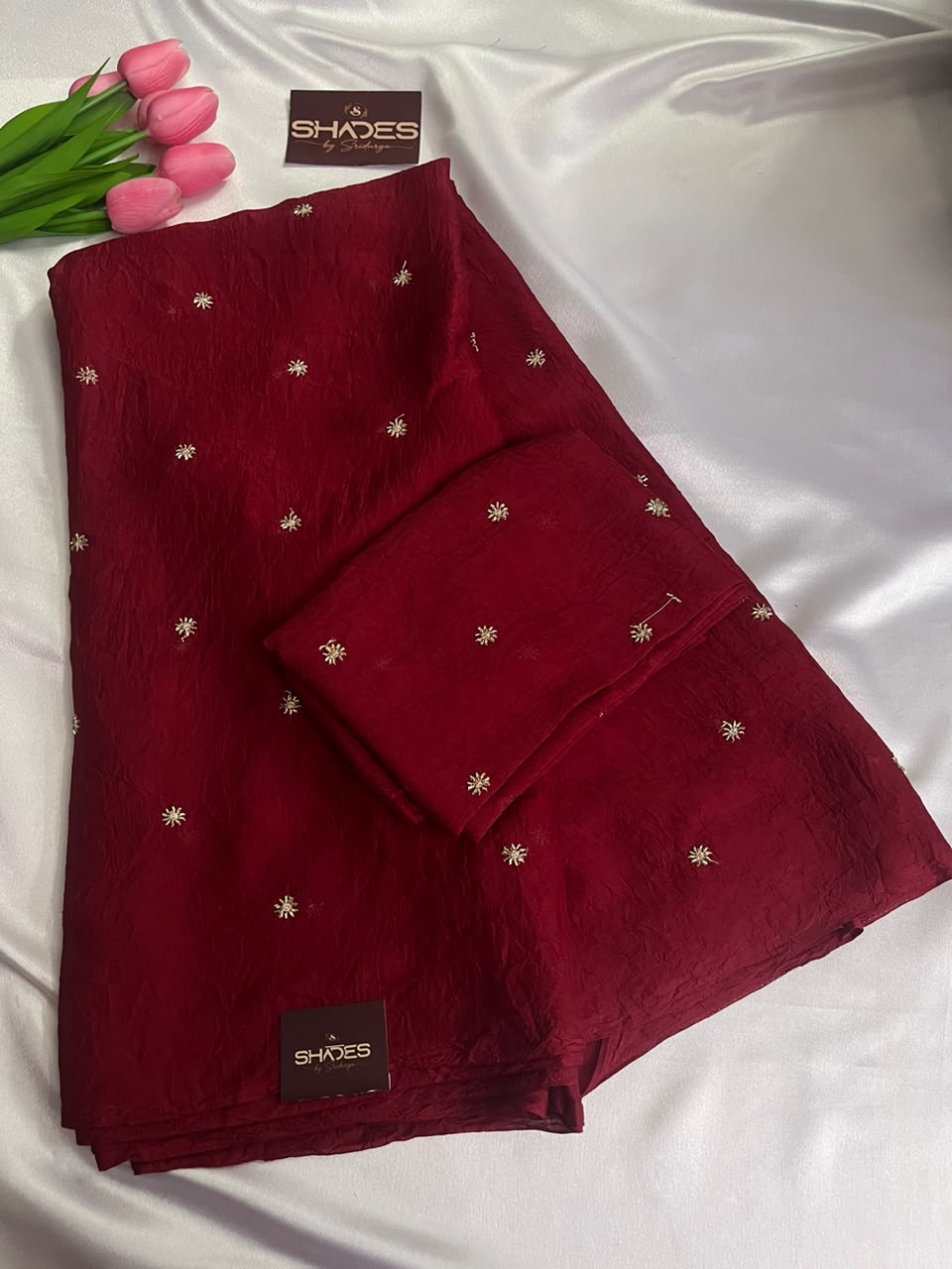 Isha - Pure Viscose Georgette (Crushed)