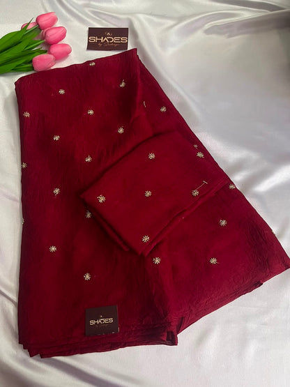Isha - Pure Viscose Georgette (Crushed)