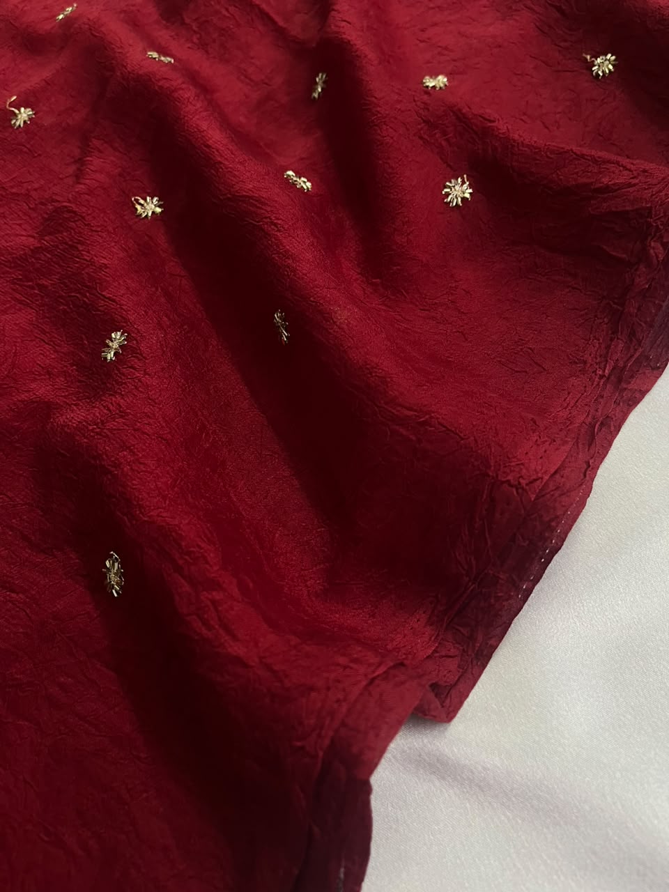 Isha - Pure Viscose Georgette (Crushed)
