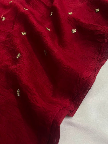 Isha - Pure Viscose Georgette (Crushed)