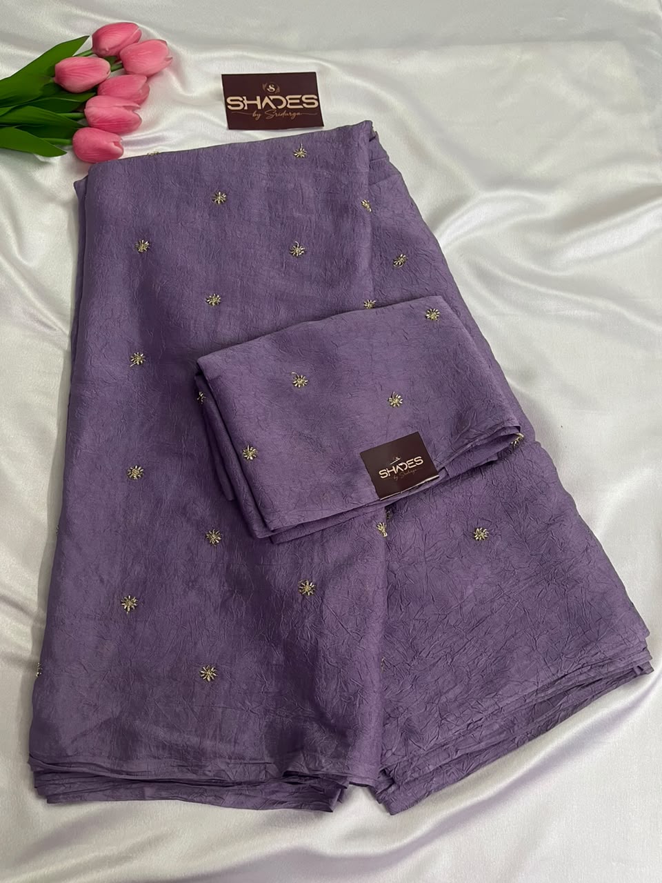 Isha - Pure Viscose Georgette (Crushed)