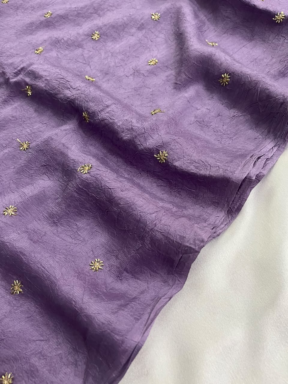 Isha - Pure Viscose Georgette (Crushed)
