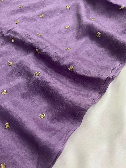Isha - Pure Viscose Georgette (Crushed)
