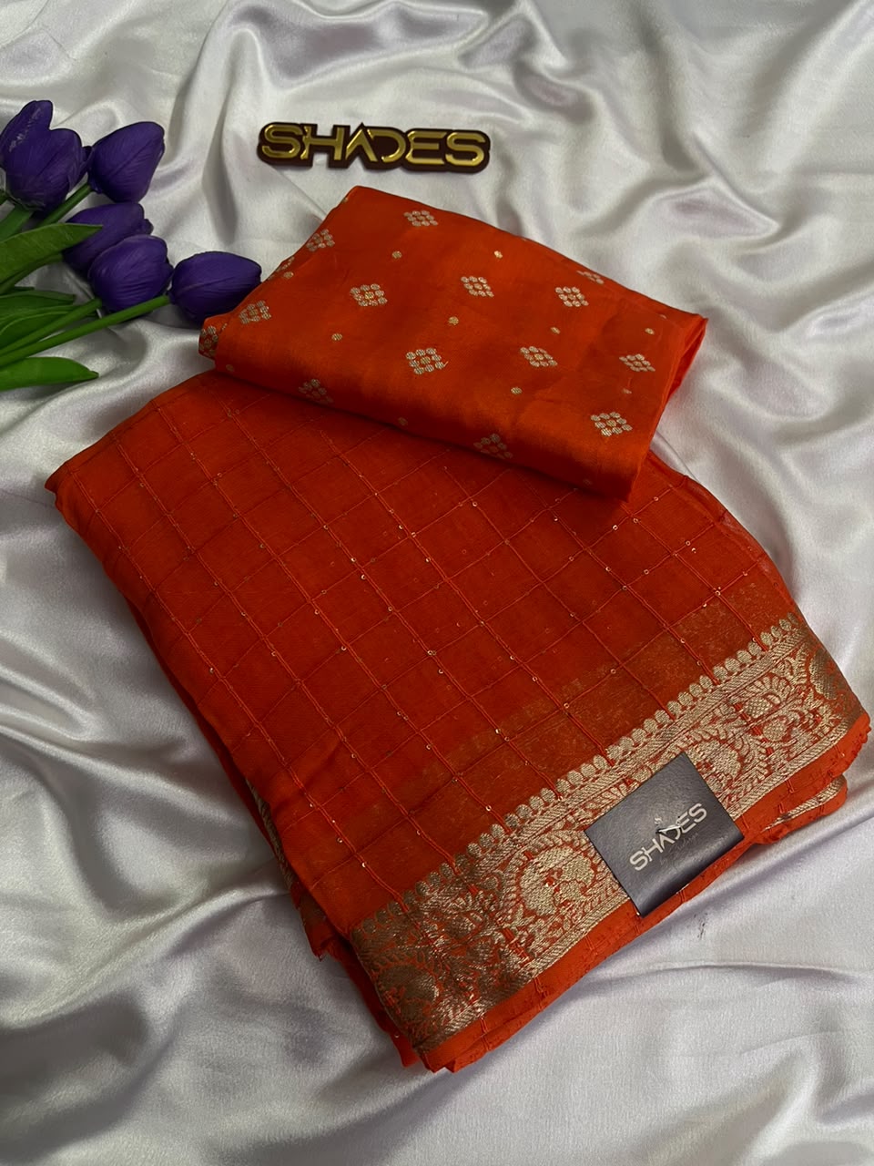 Vedika - Pure Viscose Georgette Sarees