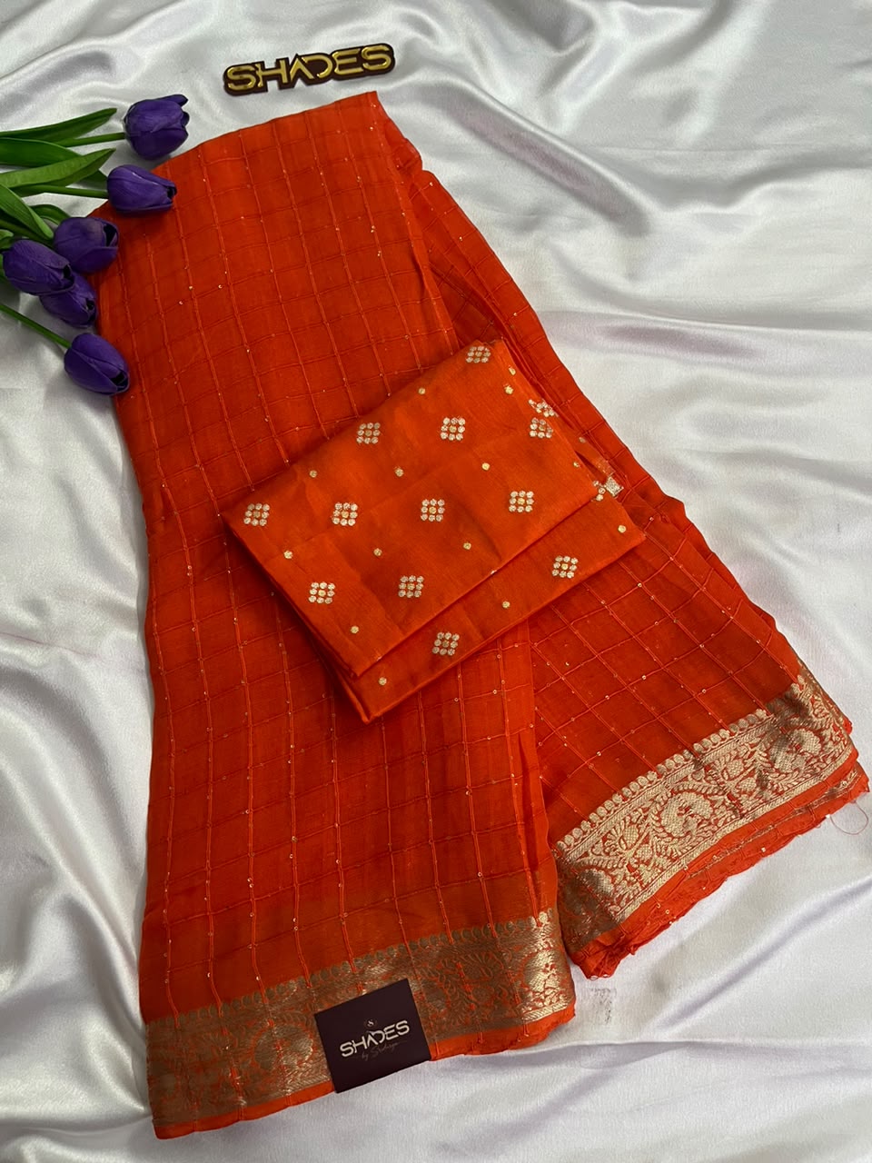 Vedika - Pure Viscose Georgette Sarees