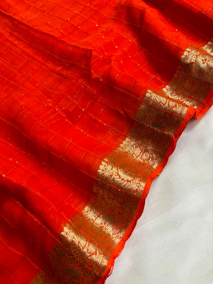 Vedika - Pure Viscose Georgette Sarees