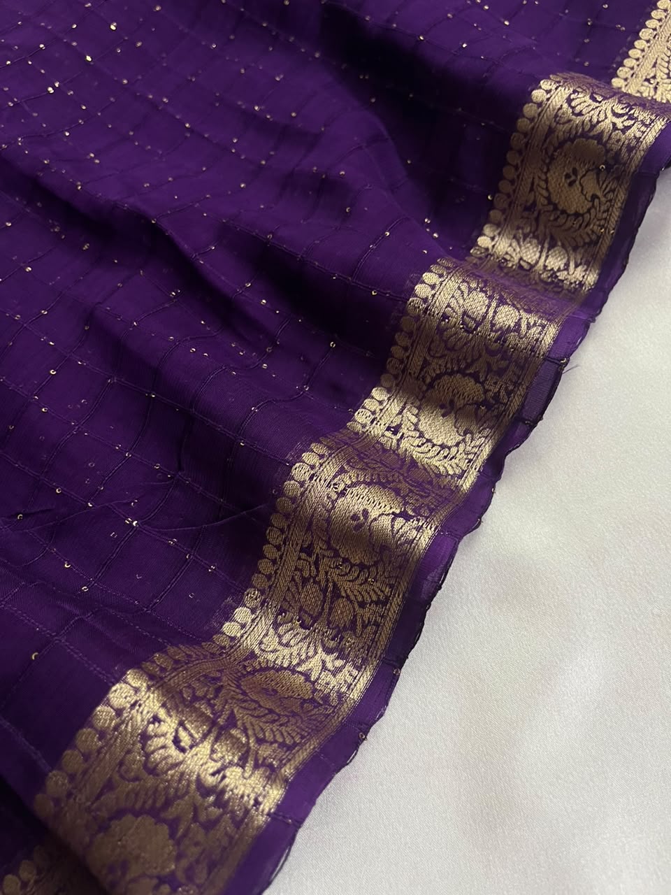 Vedika - Pure Viscose Georgette Sarees