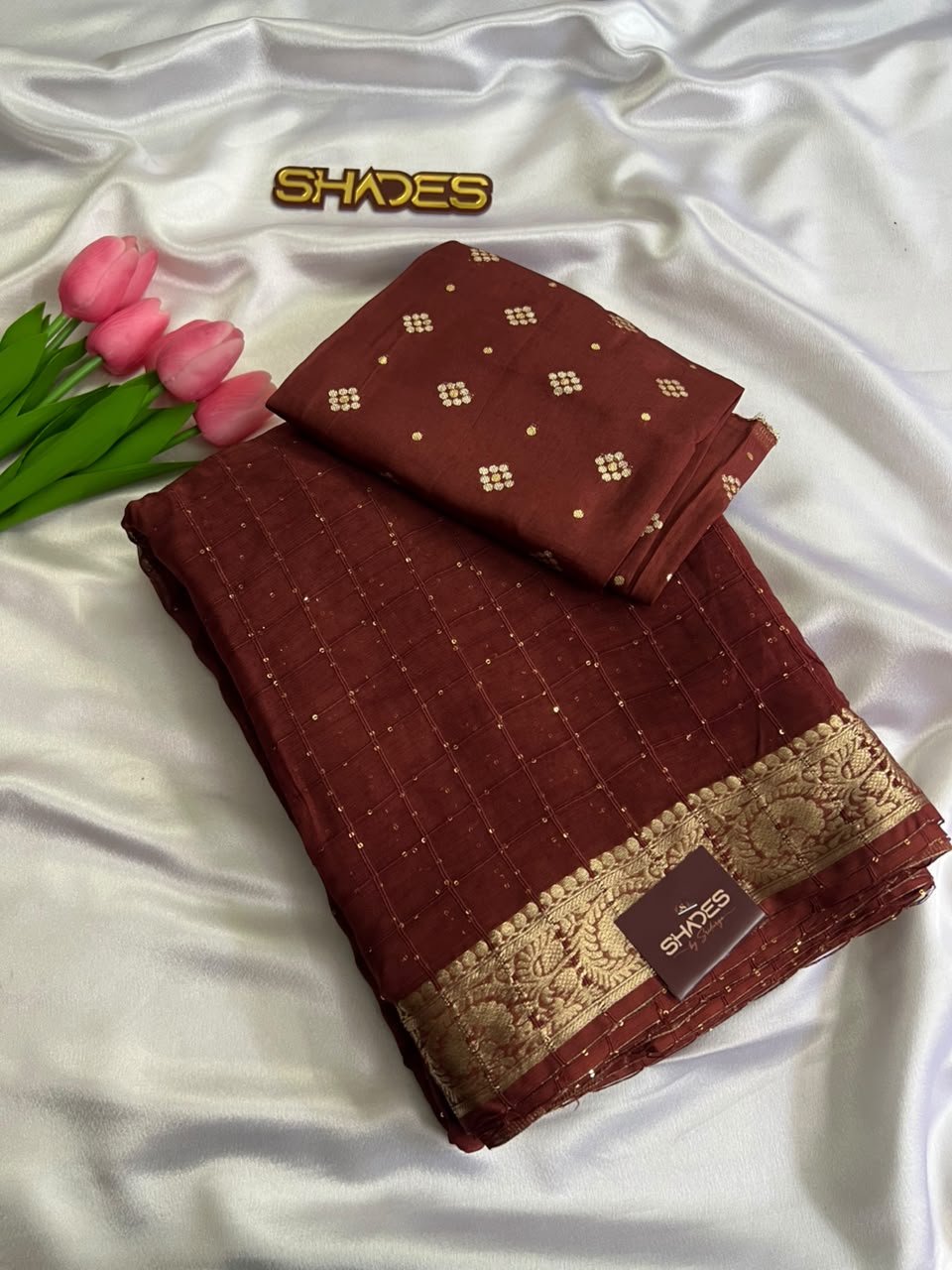 Vedika - Pure Viscose Georgette Saree (Dispatch After 10 Days)