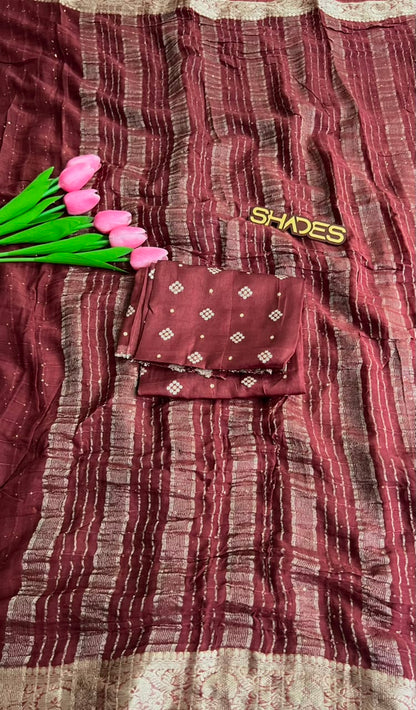 Vedika - Pure Viscose Georgette Saree (Dispatch After 10 Days)