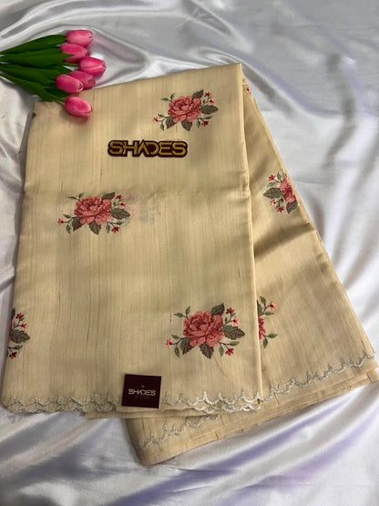 Rosella - Premium Semi Jute Saree