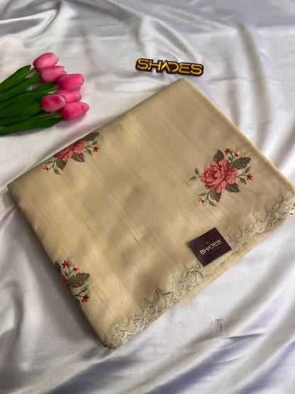 Rosella - Premium Semi Jute Saree