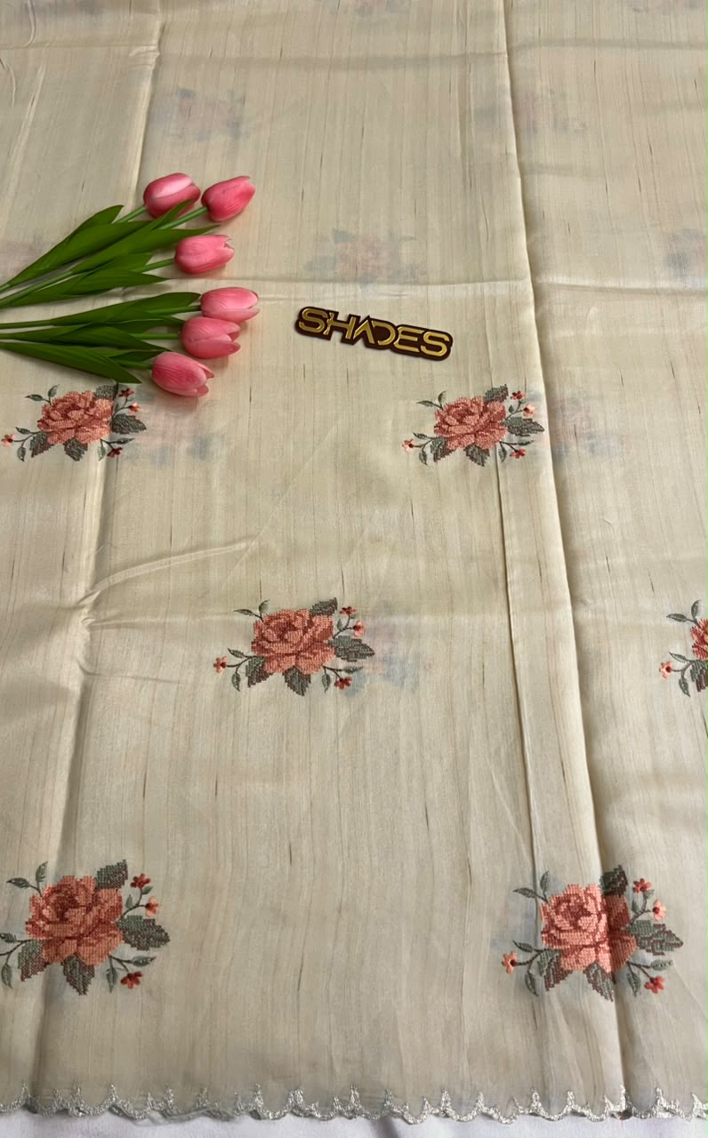 Rosella - Premium Semi Jute Saree