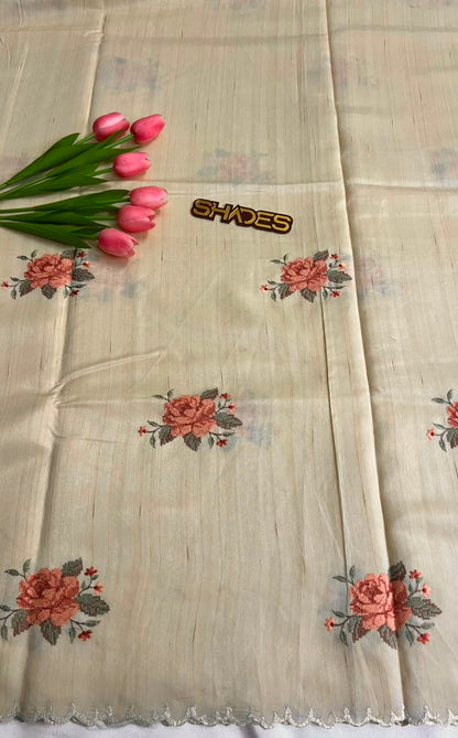 Rosella - Premium Semi Jute Saree