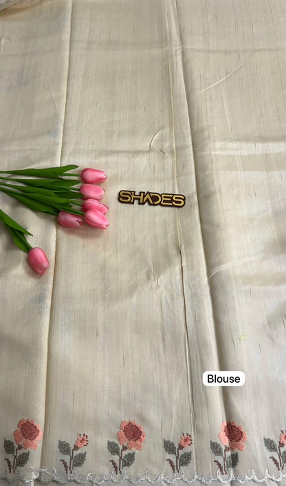 Rosella - Premium Semi Jute Saree