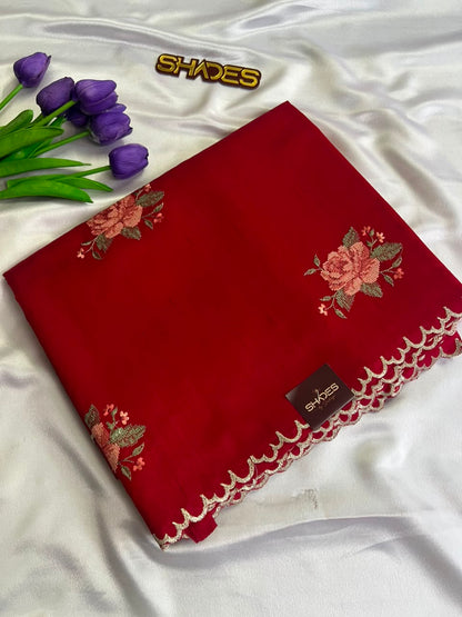 Rosella - Premium Semi Jute Saree