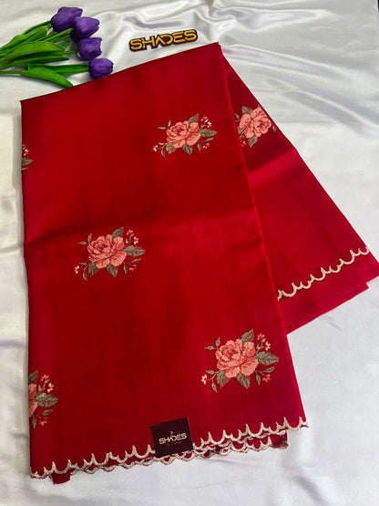 Rosella - Premium Semi Jute Saree