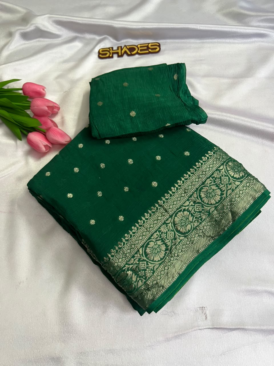 Royal Zari -  Pure Viscose Chinnon