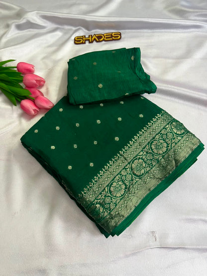 Royal Zari -  Pure Viscose Chinnon