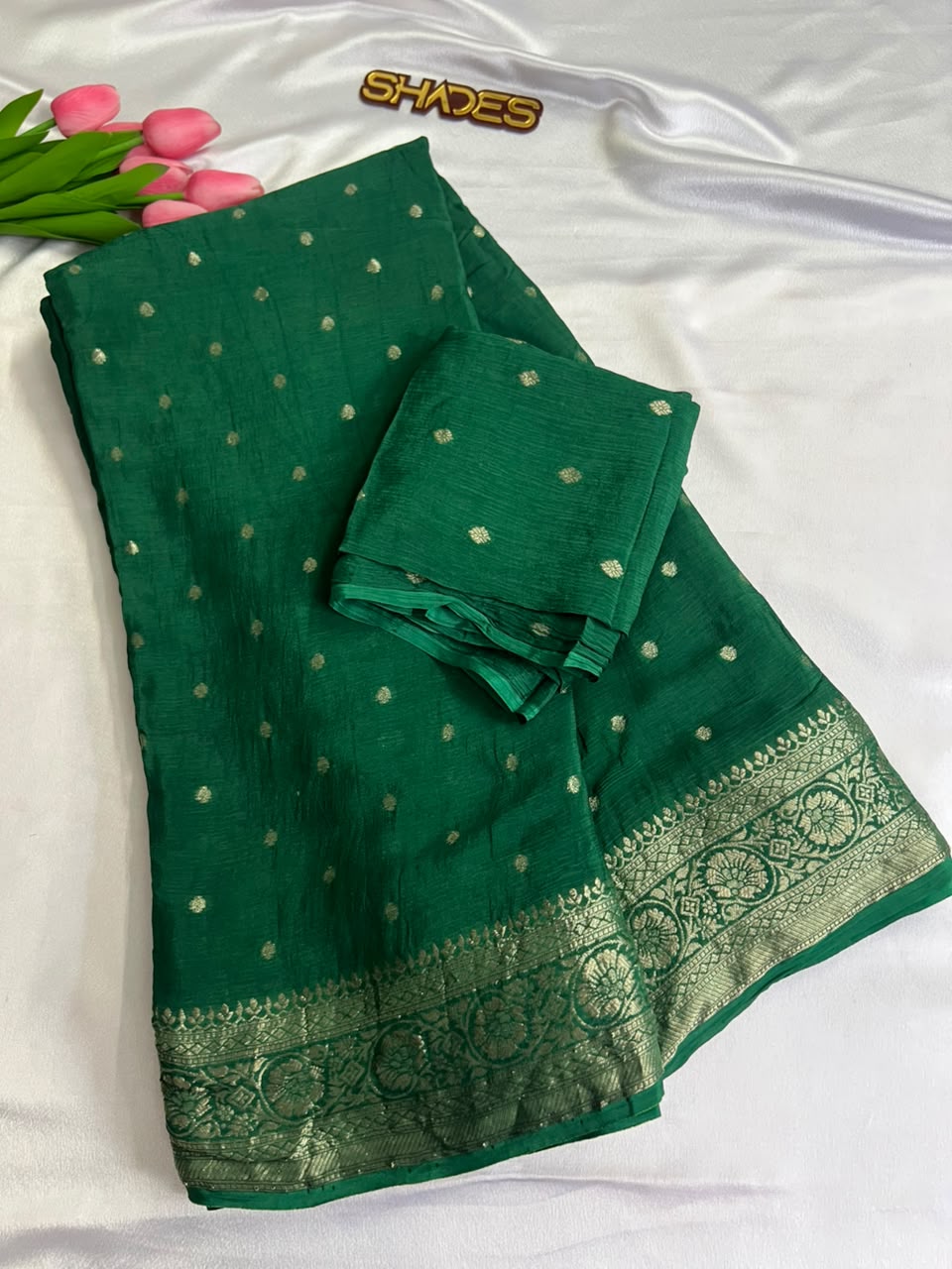 Royal Zari -  Pure Viscose Chinnon
