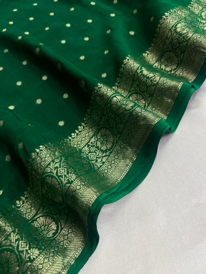 Royal Zari -  Pure Viscose Chinnon