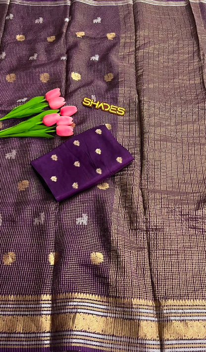 Malathi - Viscose Dola Silk Saree