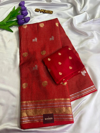 Malathi - Viscose Dola Silk Saree