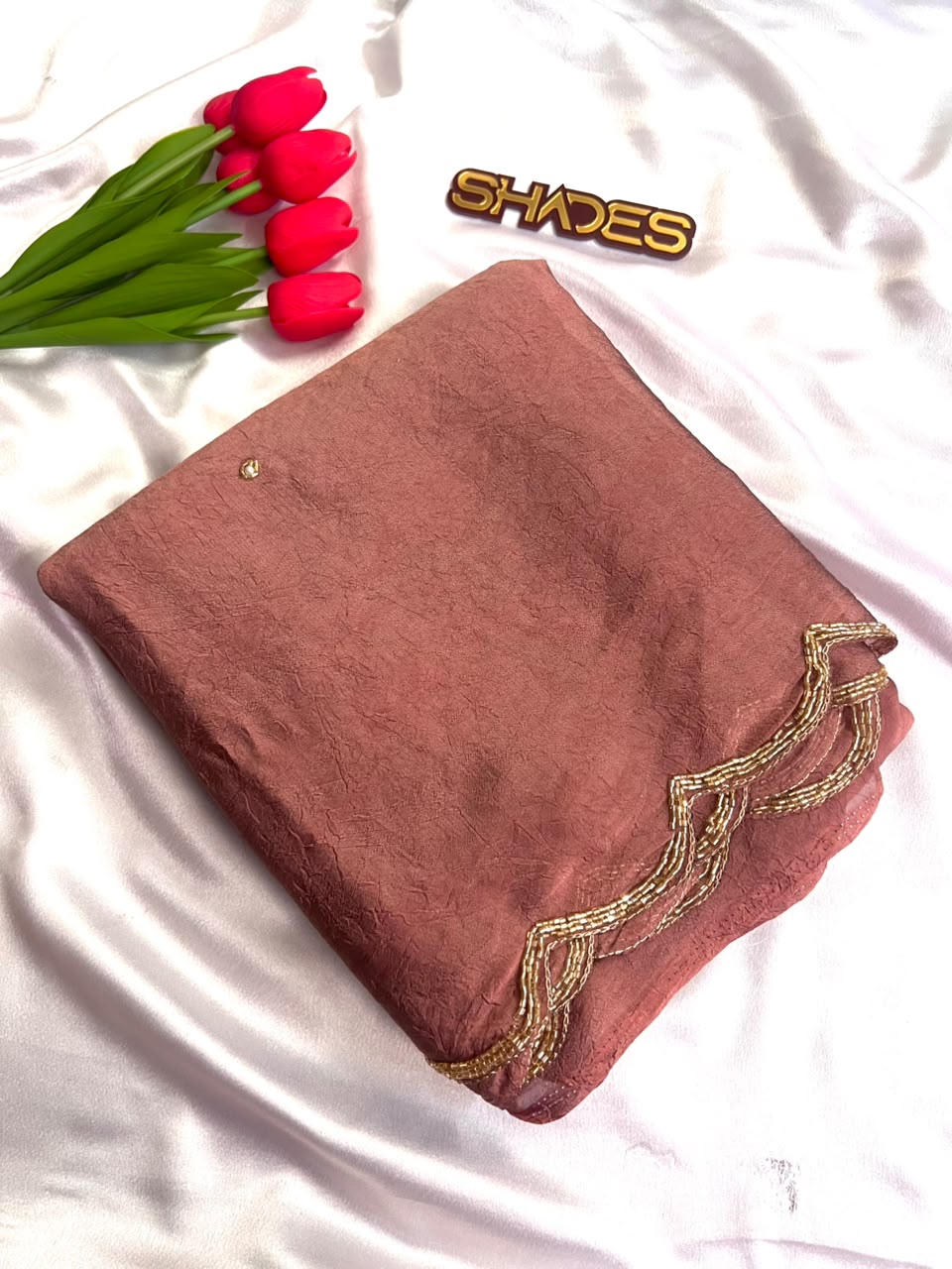 Rima - Crushed Soft Organza Saree